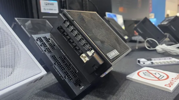 Lian Li's Edge Platinum V2 PSUs have an LED dust indicator, magnetic filter,...