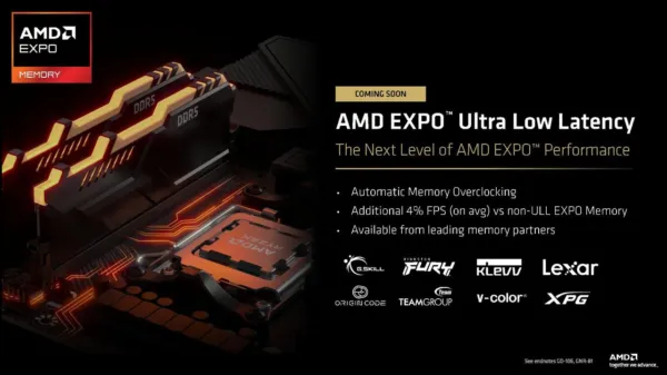 Various vendors add AMD EXPO Ultra-Low Latency to 600-series motherboards in...