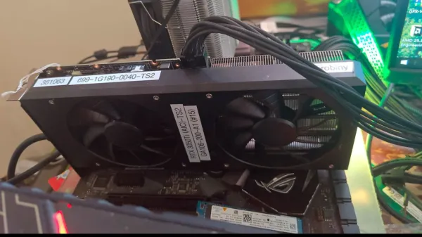 Unreleased RTX 3050 Ti engineering sample appears in photos and benchmarks