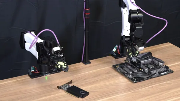 Nvidia reveals AI robots that taught themselves to install GPUs into...