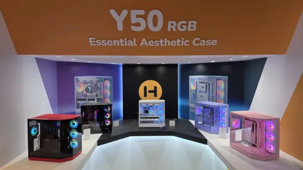 Hyte shows off Y50 chassis, aesthetic cable accessory kit, new fans, and...