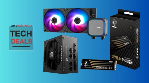 Upgrade your PC with a 2TB PCIe 4.0 SSD, 750W power supply, and 240mm AIO for...