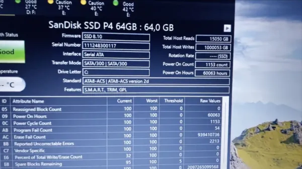 16-year-old SATA II SSD survives 1 petabyte of writes