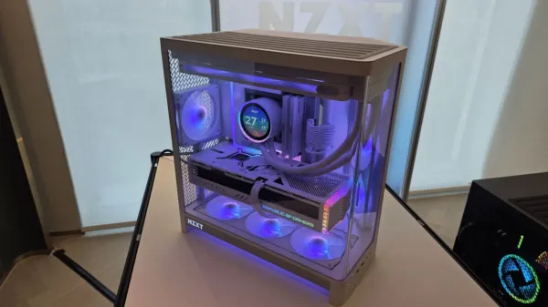 NZXT showcases H6 mid-tower chassis, new Ultra RGB fans, and a white H2 offering