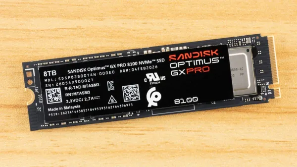 SanDisk Optimus GX Pro 8100 8TB SSD Review