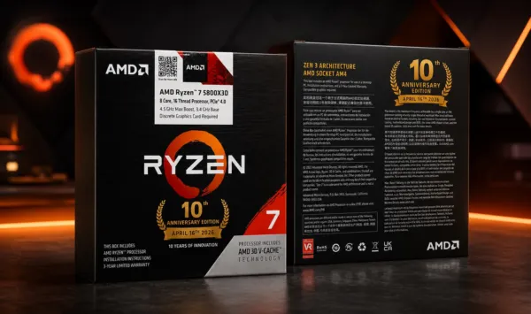 AMD Says It Had To Rebuild The Ryzen 5 5800X3D To Bring It Back For AM4’s 10th Anniversary