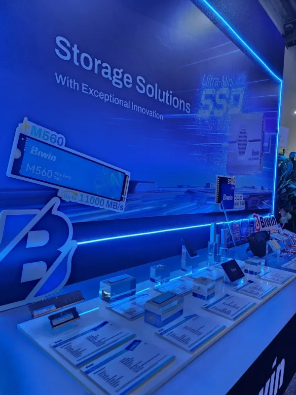 Biwin Storms Computex With ROG-Certified DDR5 Kits, 11 GB/s PCIe 5.0 SSDs, and Mini Drives Built for Handheld Gamers