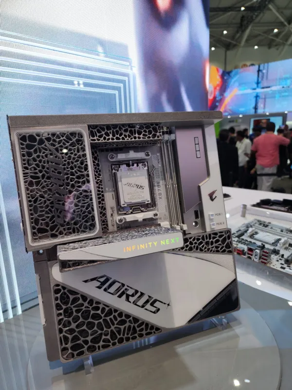 AORUS X870E Infinity Next Motherboard Packs 64 Phases, Insane Cooling Tech & Comes In A All 3D-Printed Design Inspired By Space