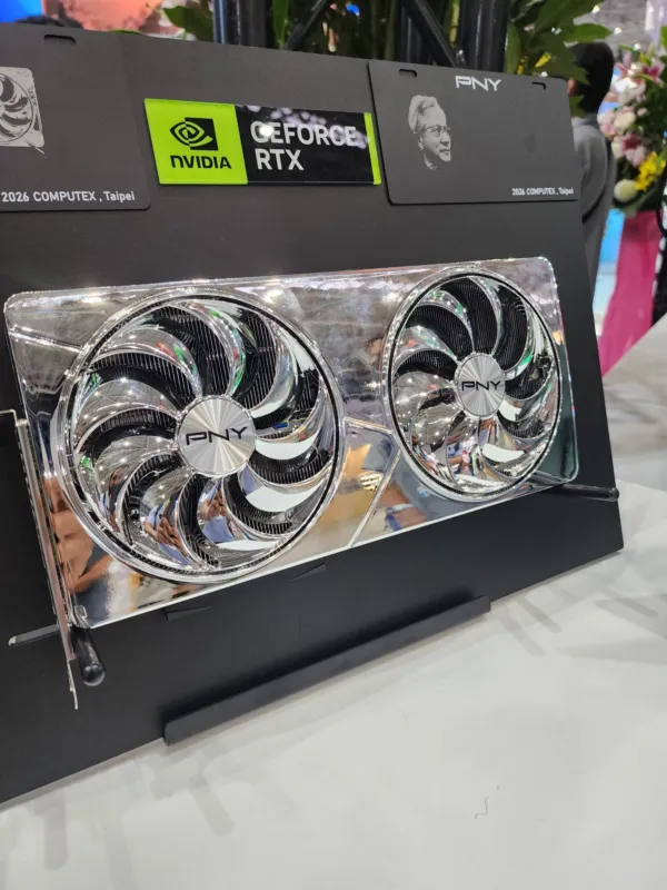 PNY Built a Fully Metal RTX 5070 With Razor-Sharp Aluminum Fans, But Only One Will Ever Exist