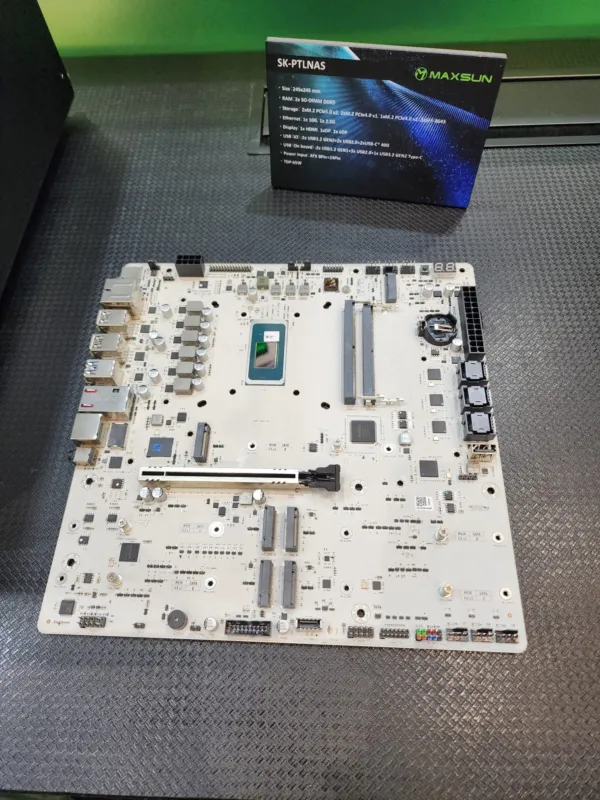 Intel Panther Lake & Wildcat Lake Arrive On Desktop PCs With First MoTD Designs From Maxsun
