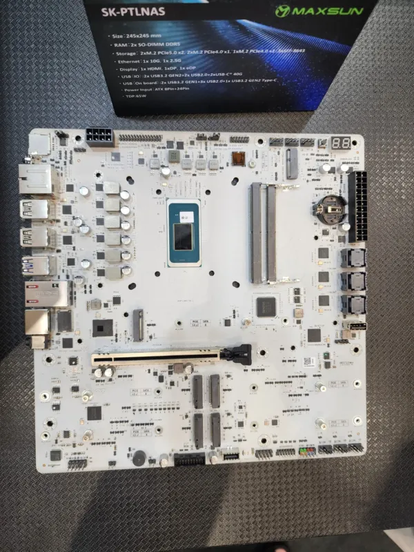 Intel Panther Lake & Wildcat Lake Arrive On Desktop PCs With First MoTD Designs From Maxsun