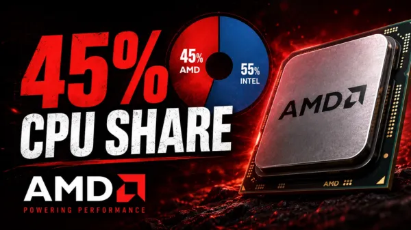 AMD Boasts About Hitting 45% CPU Share According To The Latest Steam Hardware Survey