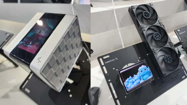 DeepCool Showcases Curved Screen AIO And Flagship Assassin V Vision Air Cooler With Dedicated Display