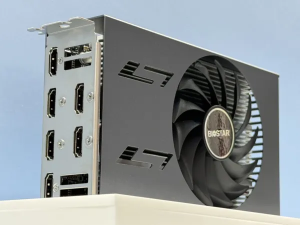 Biostar Doubles Down on Niche Hardware With Six-HDMI GT710/RX500 Cards and an All-Gold Z890 Valkyrie-S Motherboard